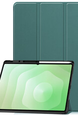 BASEY. BASEY. Samsung Galaxy Tab S11 Ultra Hoesje Met Uitsparing S Pen - Donkergroen