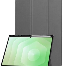 BASEY. BASEY. Samsung Galaxy Tab S11 Ultra Hoesje Met Uitsparing S Pen - Grijs