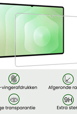 BASEY. BASEY. Samsung Galaxy Tab S11 Ultra Hoesje Met Uitsparing S Pen Met Screenprotector - Donkerblauw