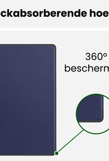 BASEY. BASEY. Samsung Galaxy Tab S11 Ultra Hoesje Met Uitsparing S Pen Met Screenprotector - Donkerblauw