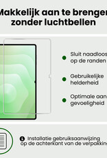 BASEY. BASEY. Samsung Galaxy Tab S11 Ultra Hoesje Met Uitsparing S Pen Met Screenprotector - Zwart