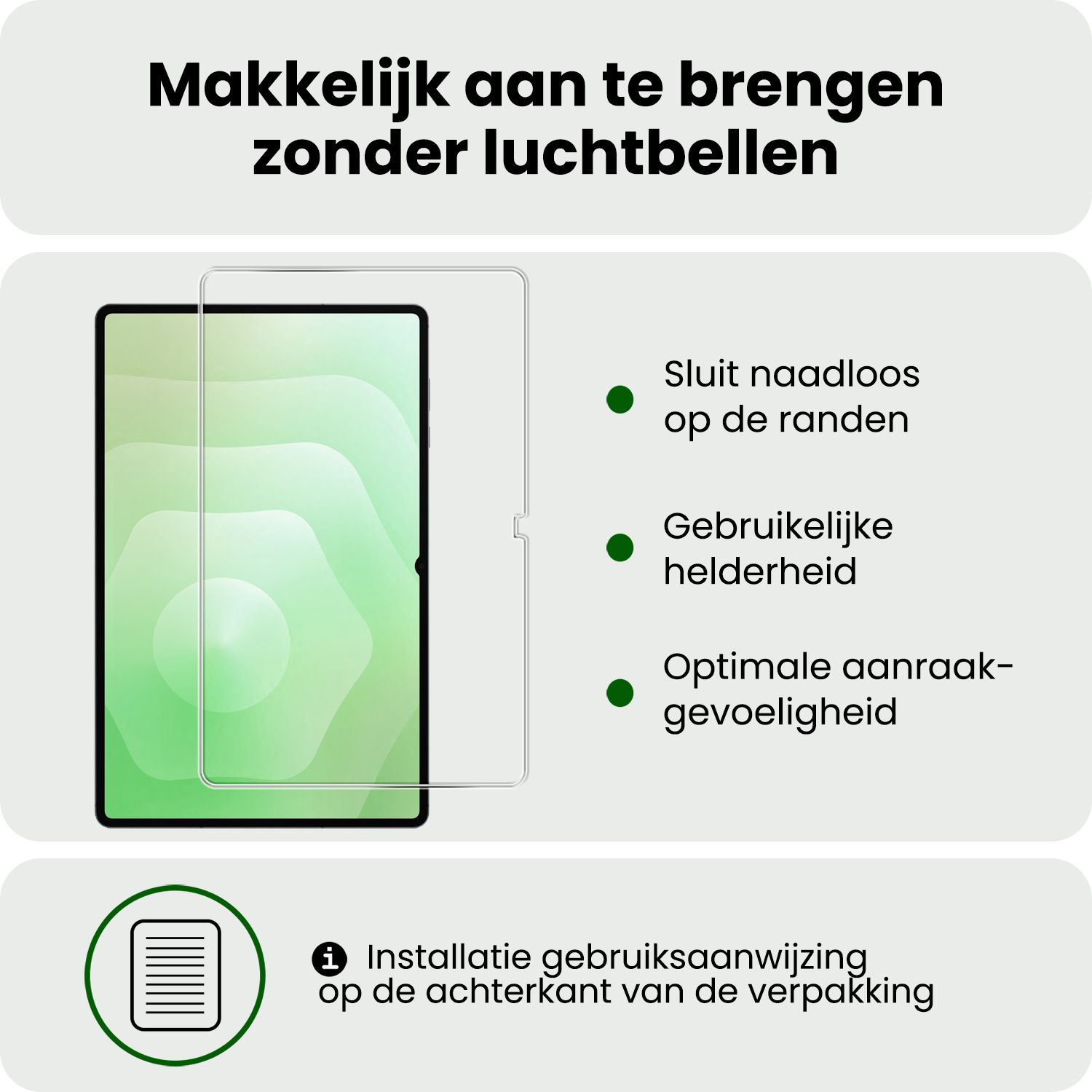 BASEY. BASEY. Samsung Galaxy Tab S11 Ultra Hoesje Met Uitsparing S Pen Met Screenprotector - Zwart