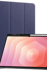 NoXx NoXx Samsung Galaxy Tab S11 Ultra Hoesje Met Uitsparing S Pen - Donkerblauw