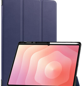 NoXx NoXx Samsung Galaxy Tab S11 Ultra Hoesje Met Uitsparing S Pen - Donkerblauw