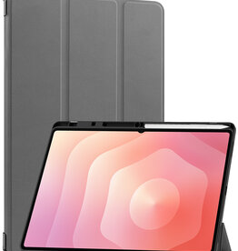 NoXx NoXx Samsung Galaxy Tab S11 Ultra Hoesje Met Uitsparing S Pen - Grijs