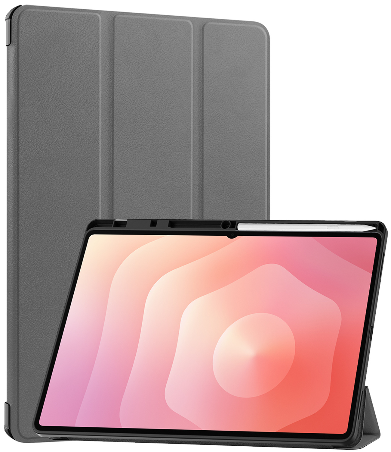 NoXx NoXx Samsung Galaxy Tab S11 Ultra Hoesje Met Uitsparing S Pen - Grijs