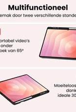 NoXx NoXx Samsung Galaxy Tab S11 Ultra Hoesje Met Uitsparing S Pen Met Screenprotector - Donkergroen