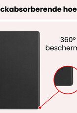 NoXx NoXx Samsung Galaxy Tab S11 Ultra Hoesje Met Uitsparing S Pen Met Screenprotector - Zwart