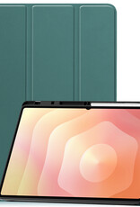 Nomfy Nomfy Samsung Galaxy Tab S11 Ultra Hoesje Met Uitsparing S Pen - Donkergroen