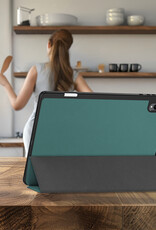 Nomfy Nomfy Samsung Galaxy Tab S11 Ultra Hoesje Met Uitsparing S Pen - Donkergroen