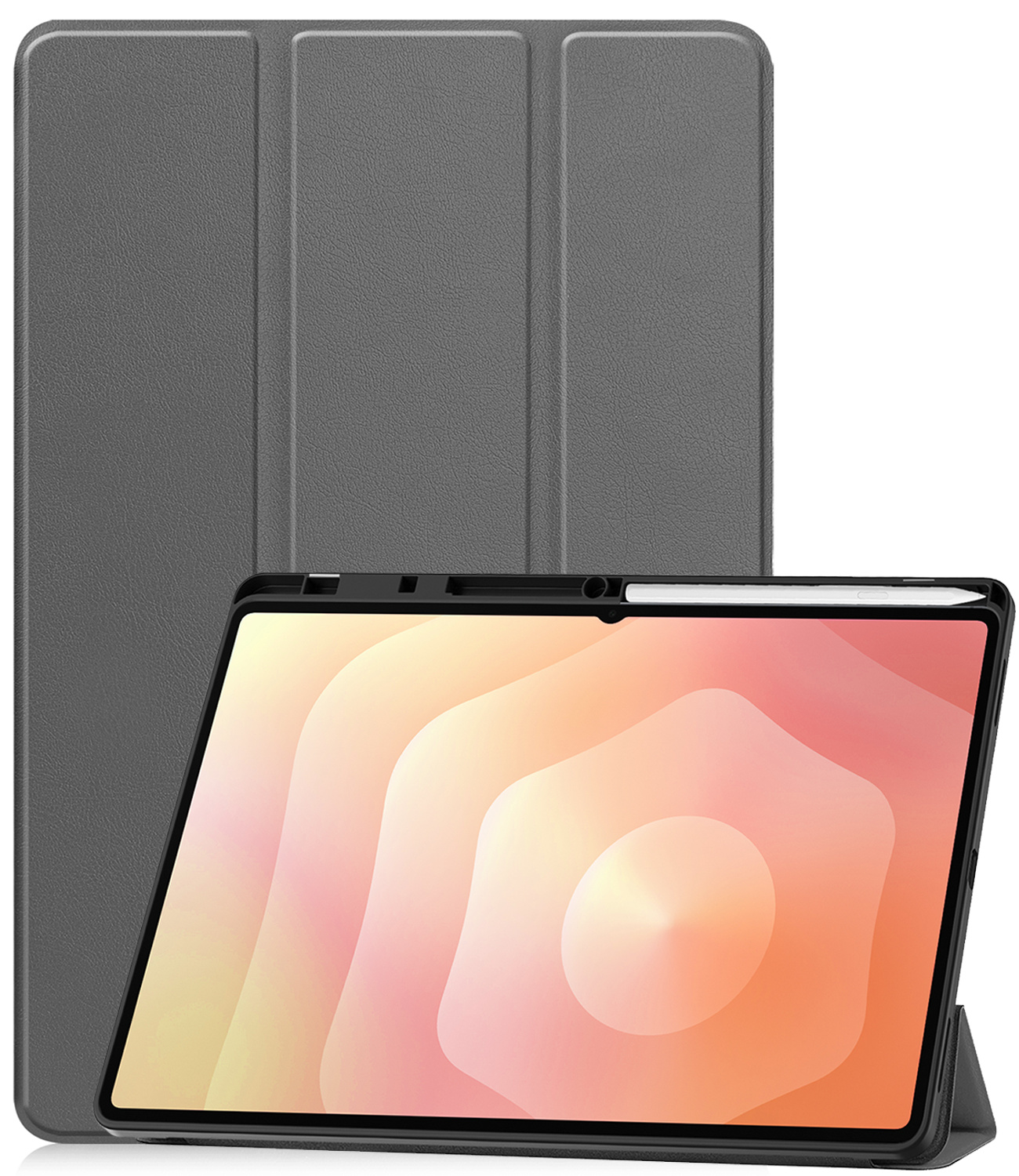 Nomfy Nomfy Samsung Galaxy Tab S11 Ultra Hoesje Met Uitsparing S Pen - Grijs