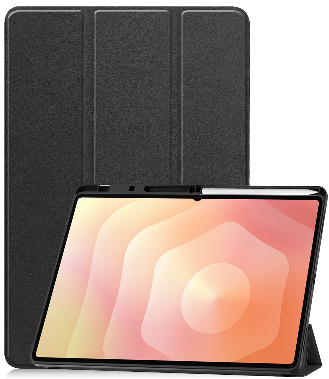 Nomfy Nomfy Samsung Galaxy Tab S11 Ultra Hoesje Met Uitsparing S Pen - Zwart