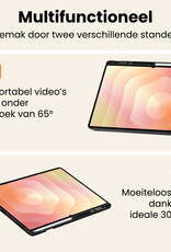 Nomfy Nomfy Samsung Galaxy Tab S11 Ultra Hoesje Met Uitsparing S Pen Met Screenprotector - Donkerblauw