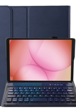 NoXx NoXx Samsung Galaxy Tab A11 Toetsenbordhoes - Donkerblauw
