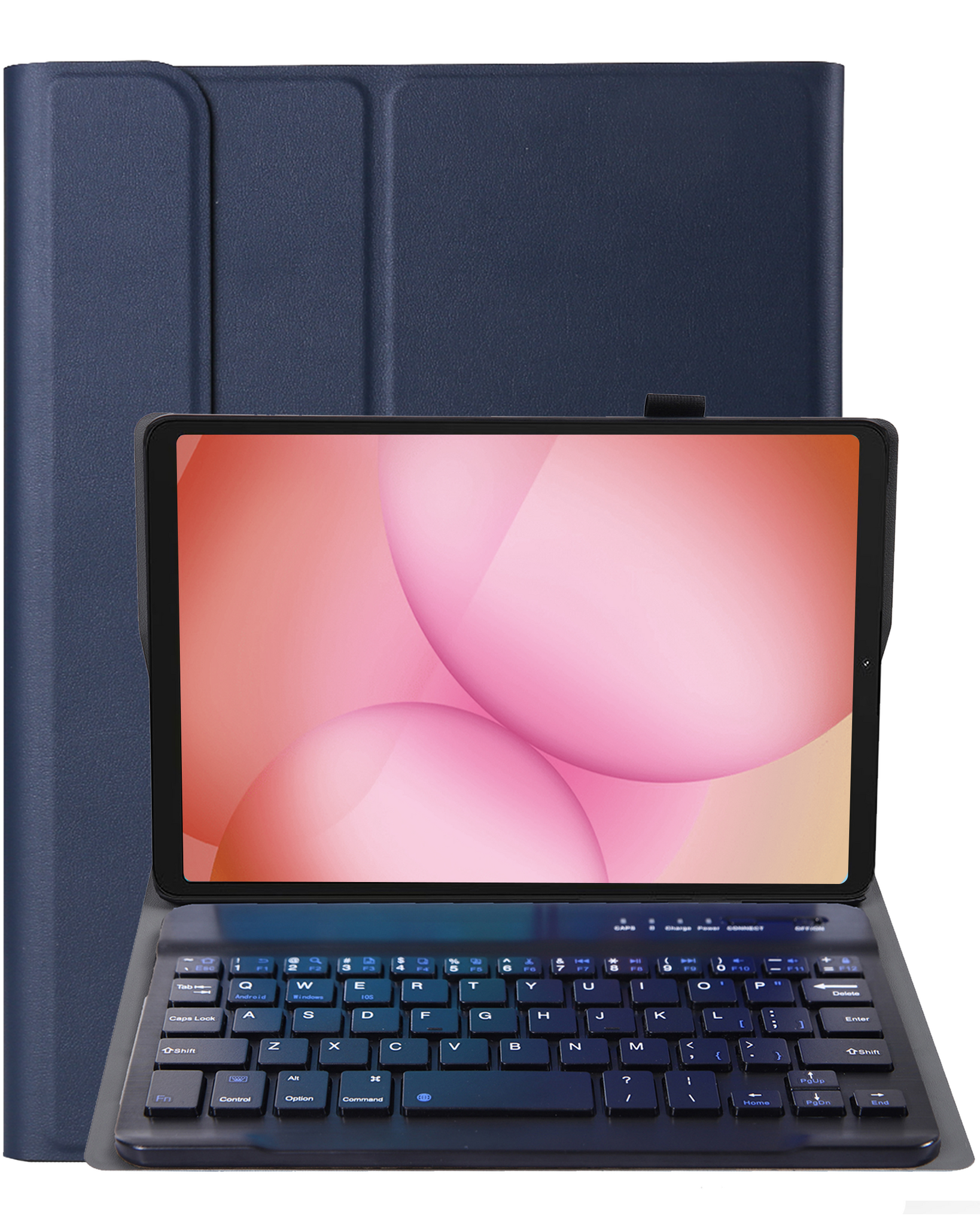 NoXx NoXx Samsung Galaxy Tab A11 Toetsenbordhoes - Donkerblauw