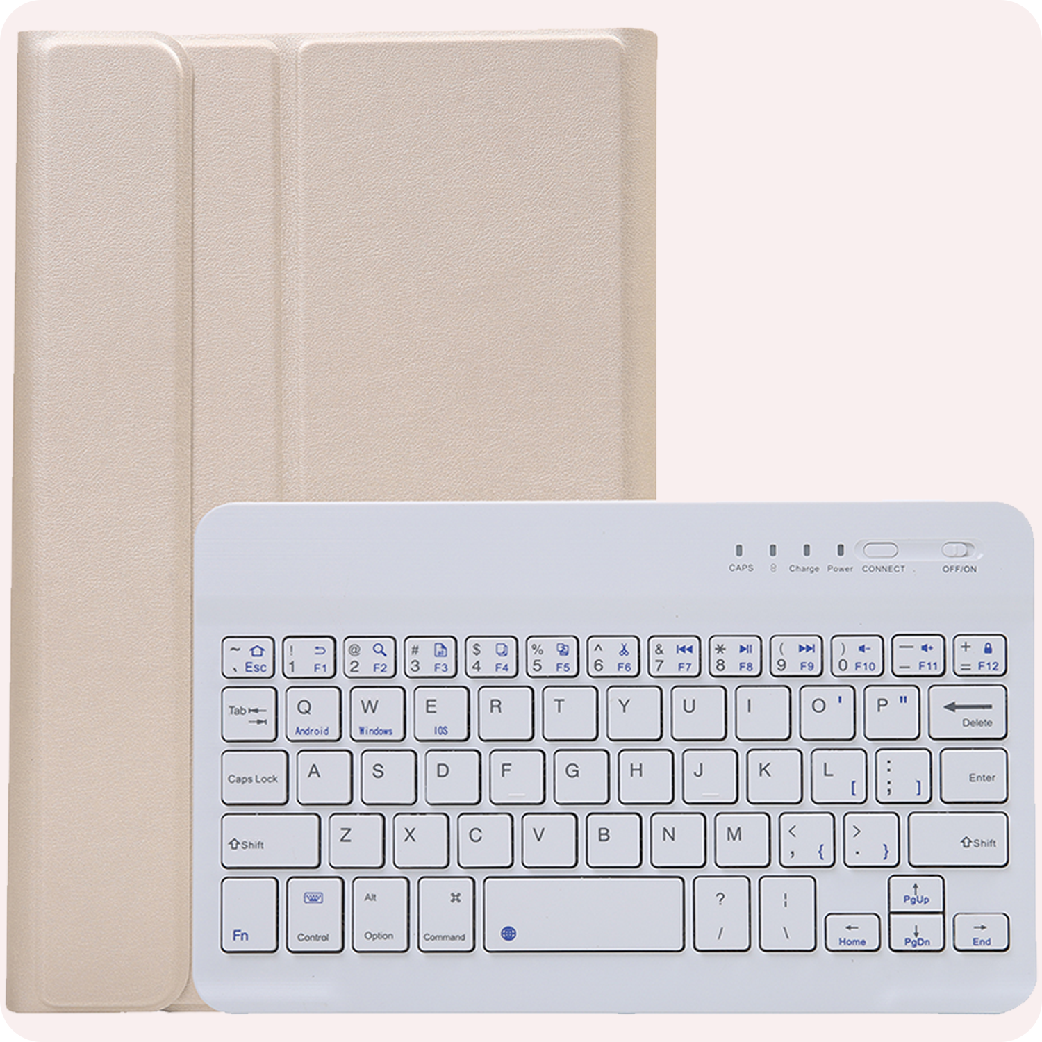 NoXx NoXx Samsung Galaxy Tab A11 Toetsenbordhoes - Goud