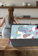 Nomfy Nomfy Samsung Galaxy Tab A11 Hoes Met Screenprotector - Eenhoorn