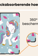 Nomfy Nomfy Samsung Galaxy Tab A11 Hoes Met Screenprotector - Eenhoorn