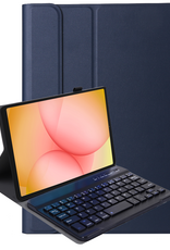 Nomfy Nomfy Samsung Galaxy Tab A11 Toetsenbordhoes - Donkerblauw