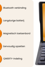 Nomfy Nomfy Samsung Galaxy Tab A11 Toetsenbordhoes - Donkerblauw