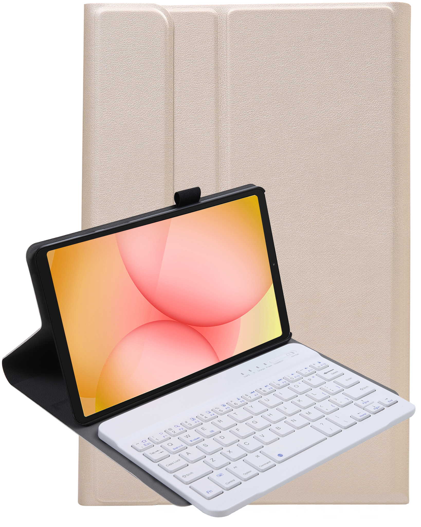 Nomfy Nomfy Samsung Galaxy Tab A11 Toetsenbordhoes - Goud