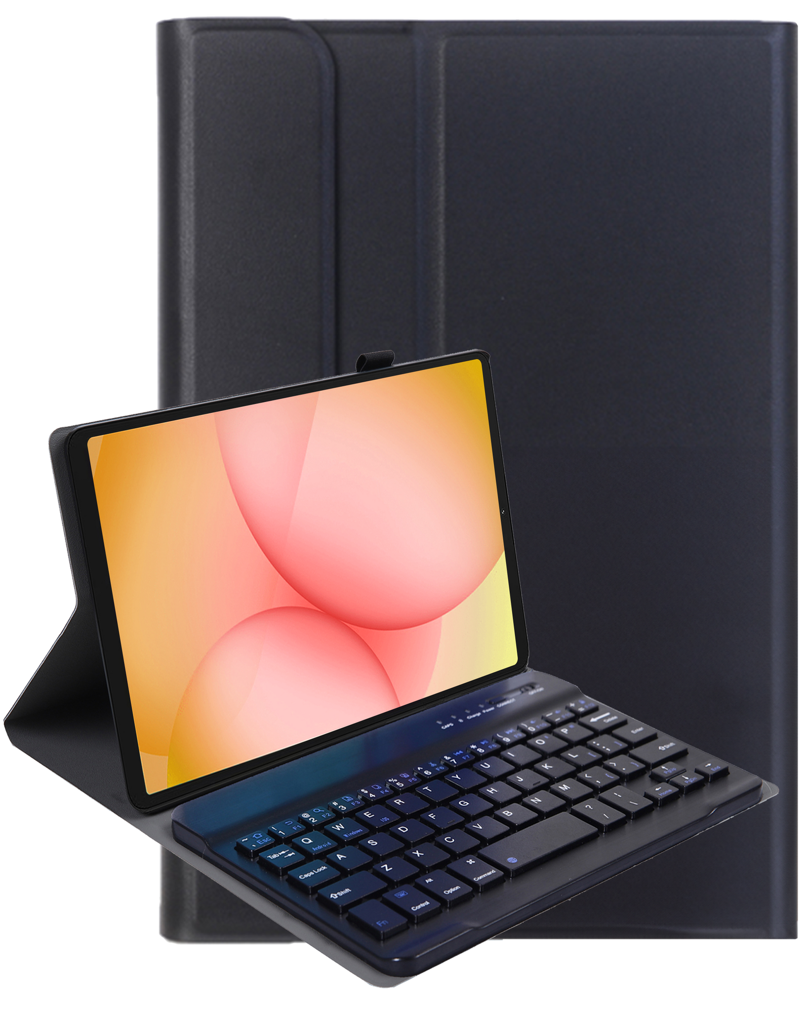 Nomfy Nomfy Samsung Galaxy Tab A11 Toetsenbordhoes - Zwart