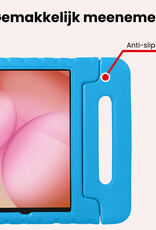 NoXx NoXx Samsung Galaxy Tab A11 Kinderhoes Met Screenprotector - Blauw