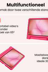 NoXx NoXx Samsung Galaxy Tab A11 Kinderhoes Met Screenprotector - Roze