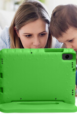 NoXx NoXx Samsung Galaxy Tab A11 Kinderhoes Met 2x Screenprotector - Groen