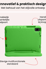 NoXx NoXx Samsung Galaxy Tab A11 Kinderhoes Met 2x Screenprotector - Groen