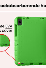 NoXx NoXx Samsung Galaxy Tab A11 Kinderhoes Met 2x Screenprotector - Groen