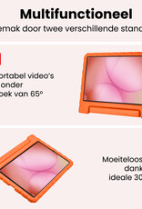 NoXx NoXx Samsung Galaxy Tab A11 Kinderhoes Met 2x Screenprotector - Oranje