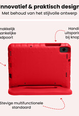 NoXx NoXx Samsung Galaxy Tab A11 Kinderhoes Met 2x Screenprotector - Rood
