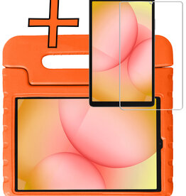 Nomfy Nomfy Samsung Galaxy Tab A11 Kinderhoes Met Screenprotector - Oranje