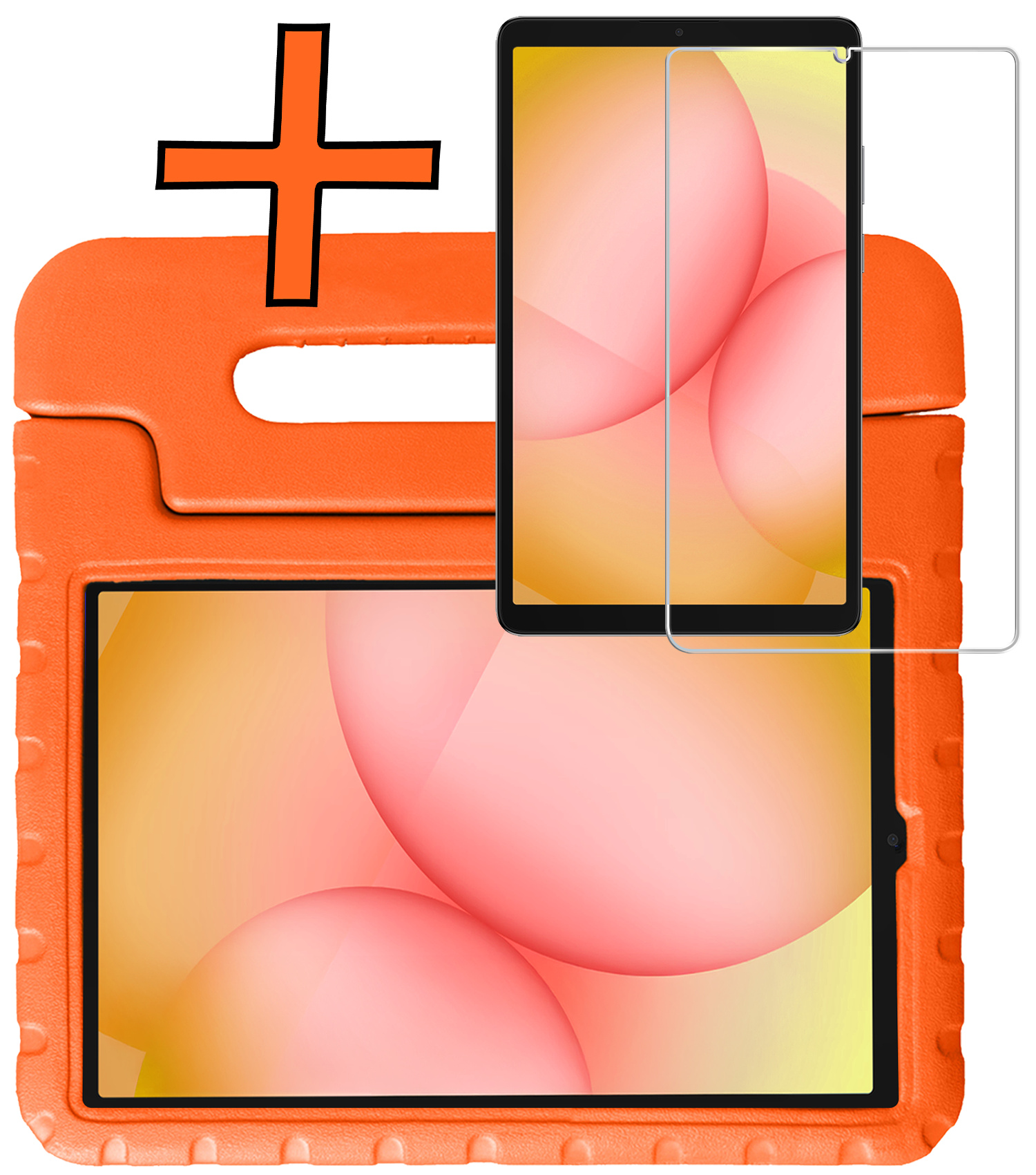 Nomfy Nomfy Samsung Galaxy Tab A11 Kinderhoes Met Screenprotector - Oranje