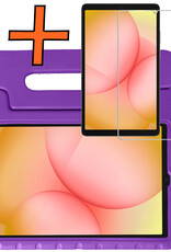 Nomfy Nomfy Samsung Galaxy Tab A11 Kinderhoes Met Screenprotector - Paars