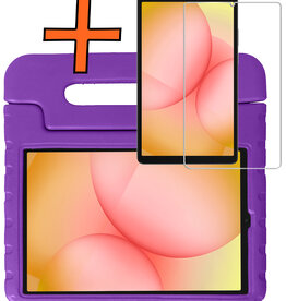 Nomfy Nomfy Samsung Galaxy Tab A11 Kinderhoes Met Screenprotector - Paars