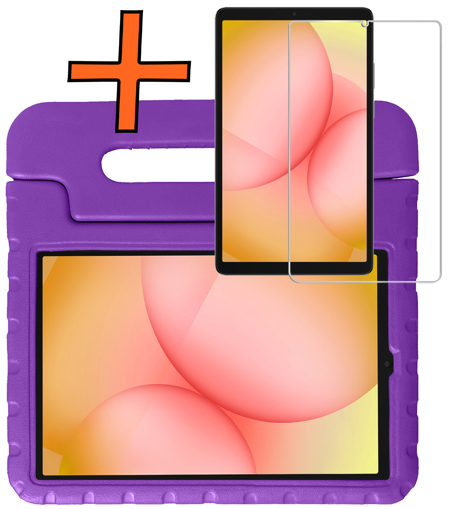 Nomfy Nomfy Samsung Galaxy Tab A11 Kinderhoes Met Screenprotector - Paars