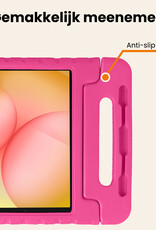 Nomfy Nomfy Samsung Galaxy Tab A11 Kinderhoes Met Screenprotector - Roze