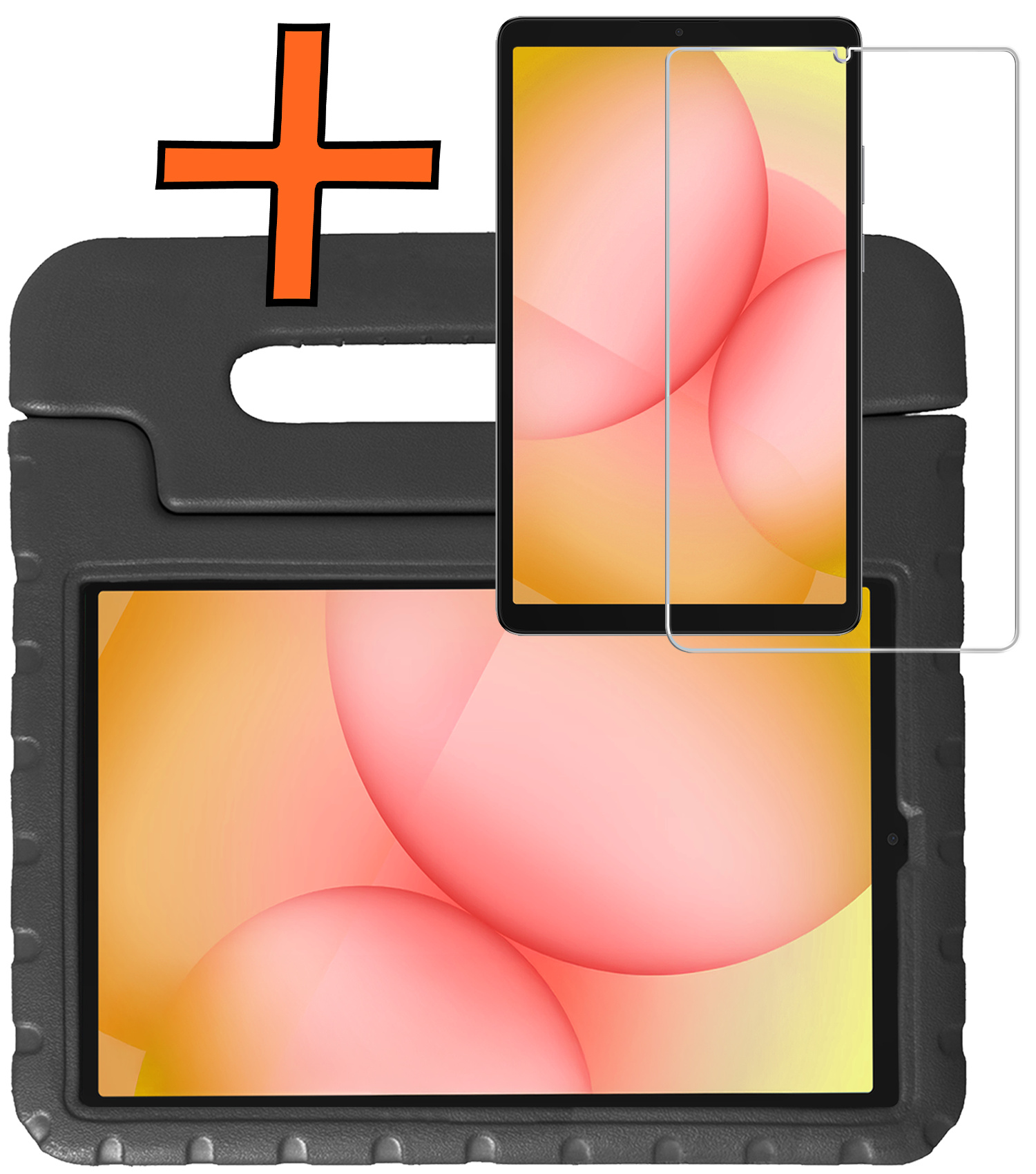 Nomfy Nomfy Samsung Galaxy Tab A11 Kinderhoes Met Screenprotector - Zwart