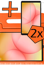 Nomfy Nomfy Samsung Galaxy Tab A11 Kinderhoes Met 2x Screenprotector - Oranje