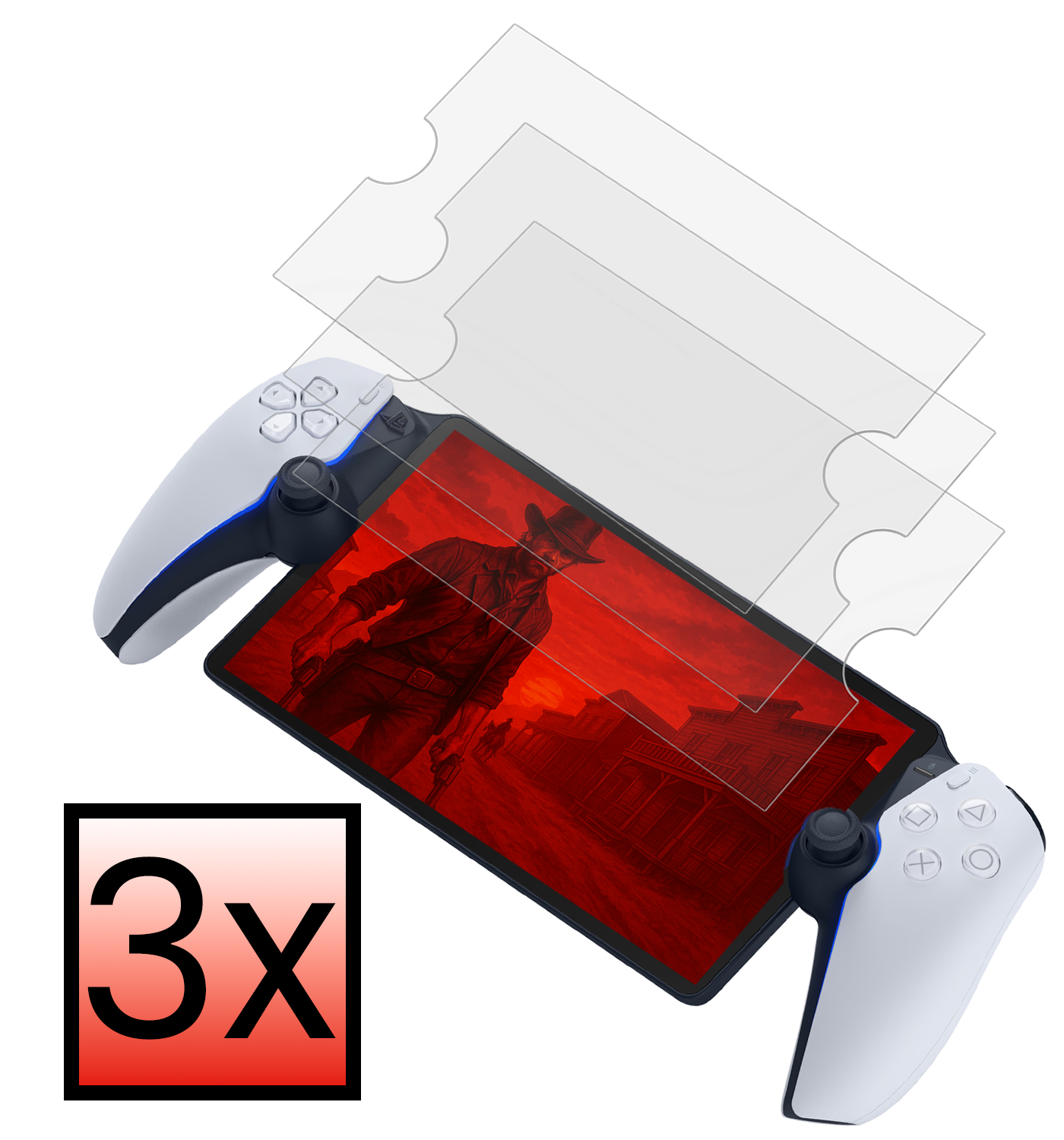 NoXx NoXx PlayStation Portal Screenprotector - 3 PACK
