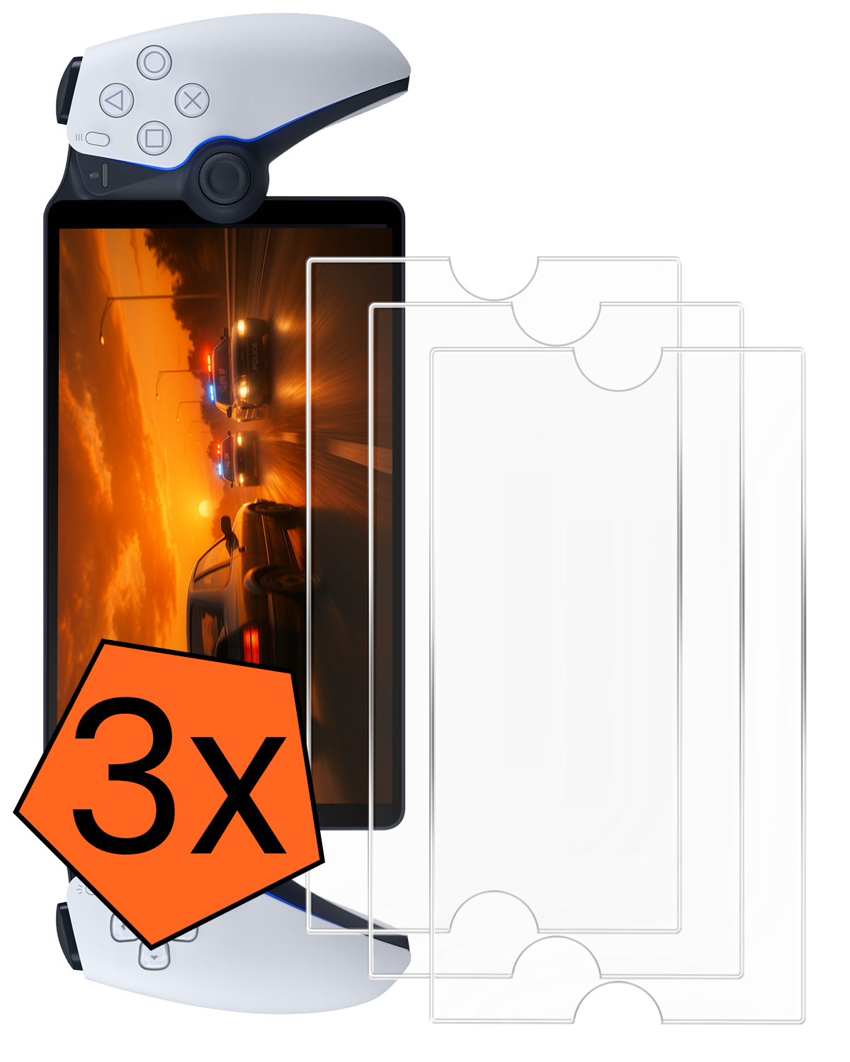 Nomfy Nomfy PlayStation Portal Screenprotector - 3 PACK
