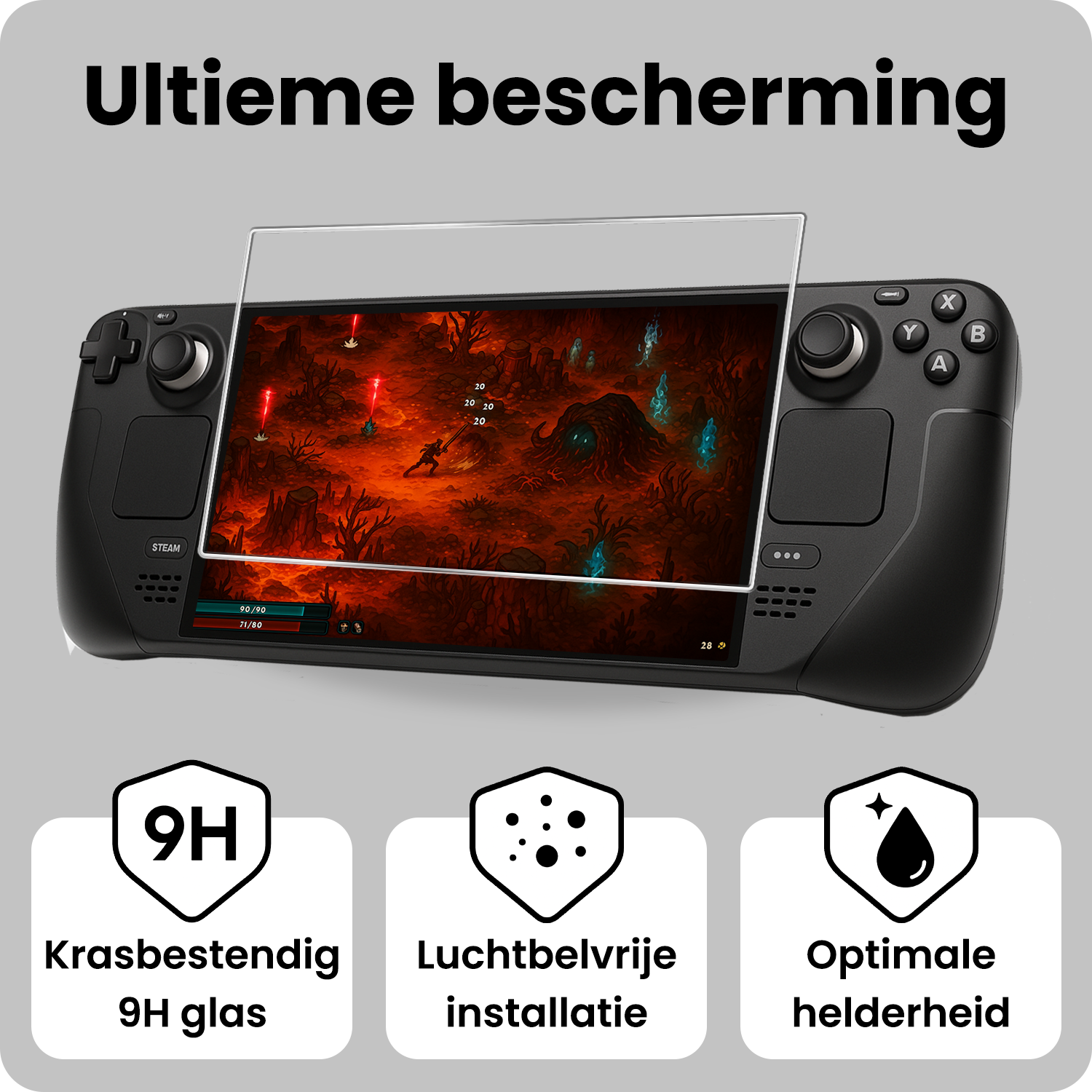 NoXx NoXx Steam Deck OLED Screenprotector - 2 PACK