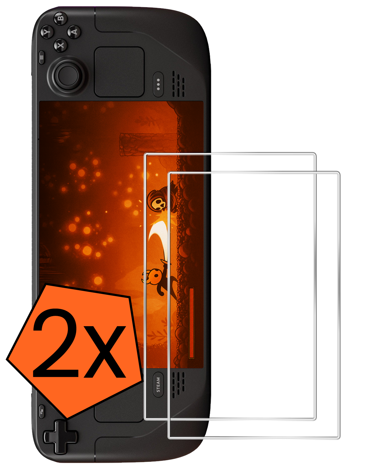Nomfy Nomfy Steam Deck OLED Screenprotector - 2 PACK