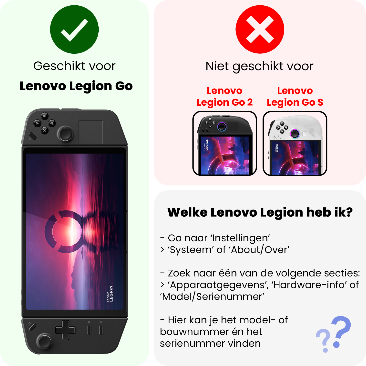 Nomfy Nomfy Lenovo Legion Go Screenprotector