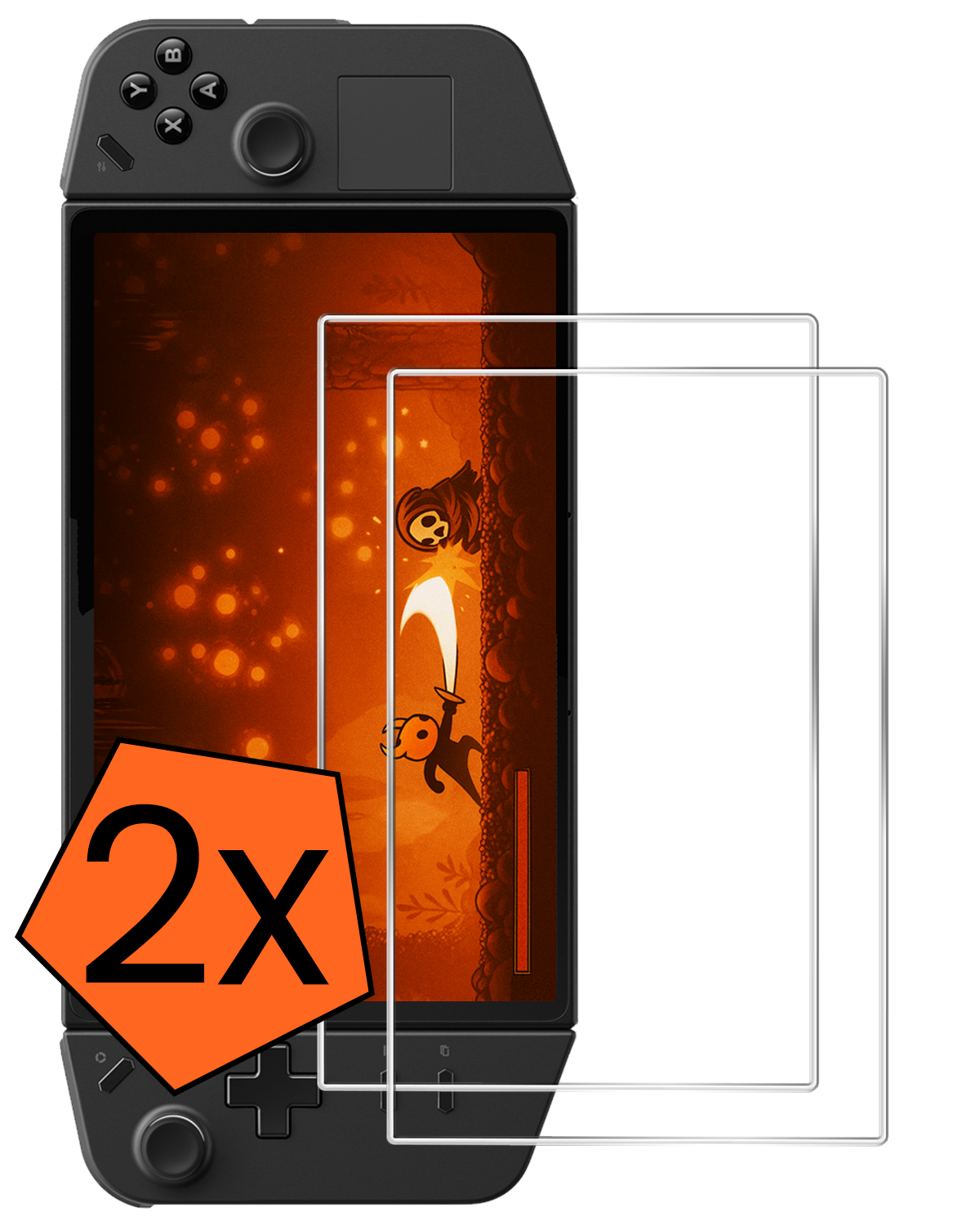 Nomfy Nomfy Lenovo Legion Go Screenprotector - 2 PACK