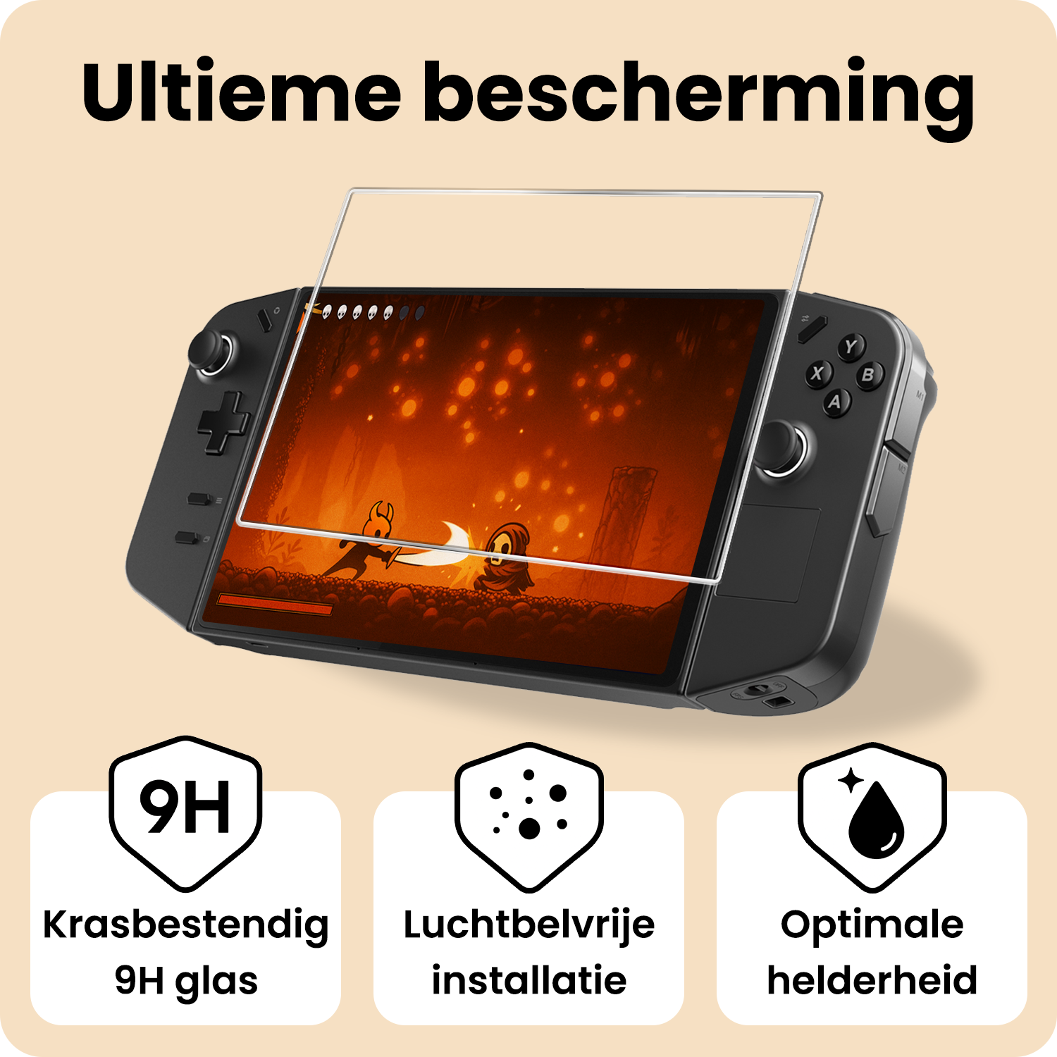 Nomfy Nomfy Lenovo Legion Go Screenprotector - 3 PACK