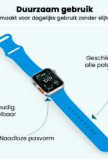 Forterra Forterra Apple Watch Bandje Siliconen Verstelbaar (49 mm) - Blauw