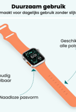 Forterra Forterra Apple Watch Bandje Siliconen Verstelbaar (49 mm) - Calendula